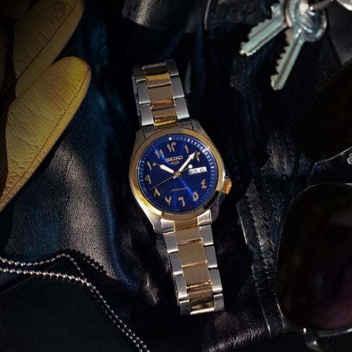 Seiko 5 Sports Automatic Arabic Dial Bicolor Watch...