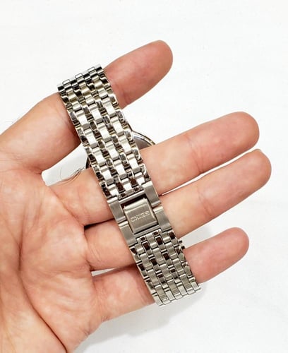 ساعة سيكو اليابانية انالوج كوارتز الرقيقة (Edg) ست...