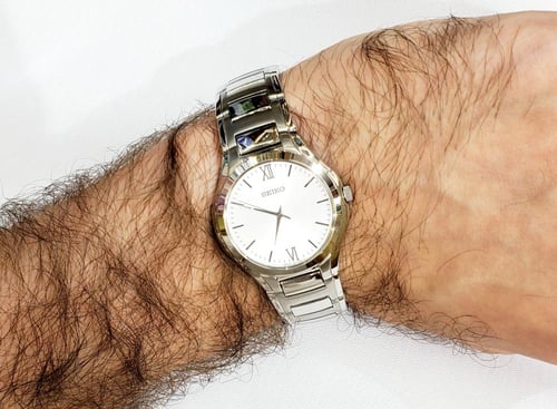 ساعة سيكو اليابانية المميزة انالوج كوارتز الرقيقة...