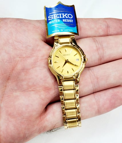 ساعة سيكو اليابانية انالوج كوارتز الرقيقة (Edg) ست...