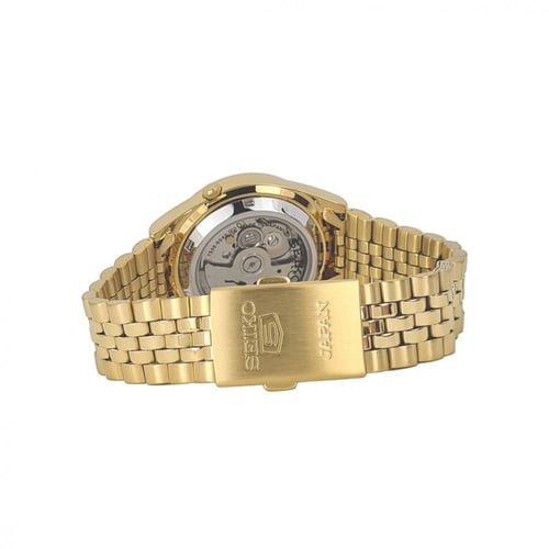 Seiko 5 Men's Gold Stainless Steel Automatic Watch...
