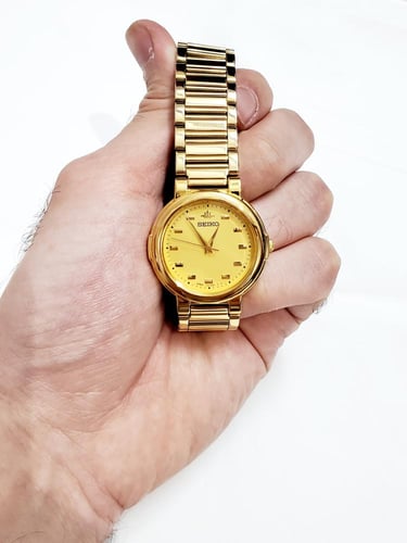 ساعة سيكو فئة لاسال اليابانية انالوج كوارتز الرقيق...