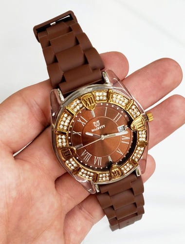 ساعة ماجستي السويسرية انالوج كوارتز (SWISS MADE) م...