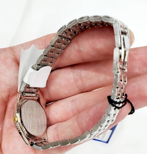 ساعة سيكو اليابانية انالوج كوارتز الرقيقة (Edg) ست...