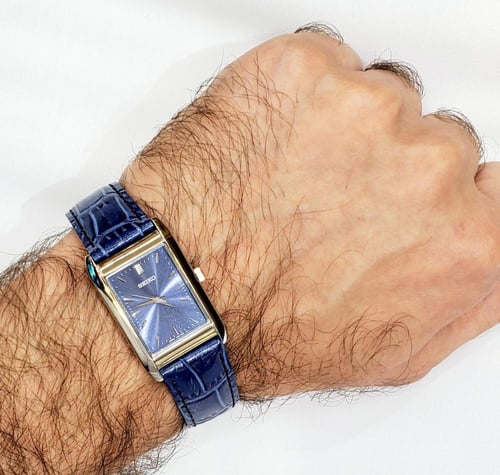 ساعة سيكو اليابانية انالوج كوارتز الرقيقة (Edg) مس...