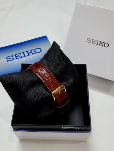 ساعة سيكو اليابانية انالوج كوارتز الرقيقة (Edg) مس...