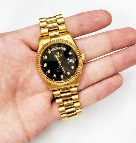 ساعة سويستار السويسرية شبيه رولكس انالوج كوارتز (S...