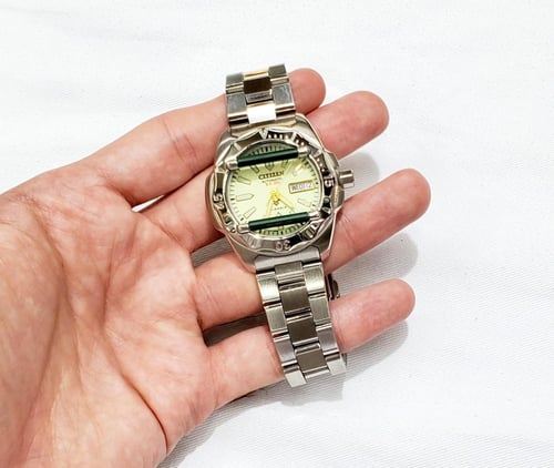 ساعة سيتيزن اليابانية اوتوماتيكية 21 جويلز ( المعر...