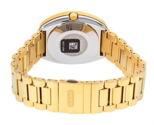 Rado Diastar Men's Gold Dial Metal Band Watch - R1...