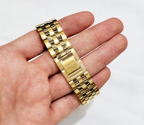 ساعة سيكو اليابانية انالوج كوارتز الرقيقة (Edg) ست...