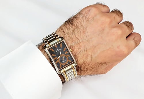 ساعة اكوريت السويسرية انالوج كوارتز ضد الخدش (SWIS...