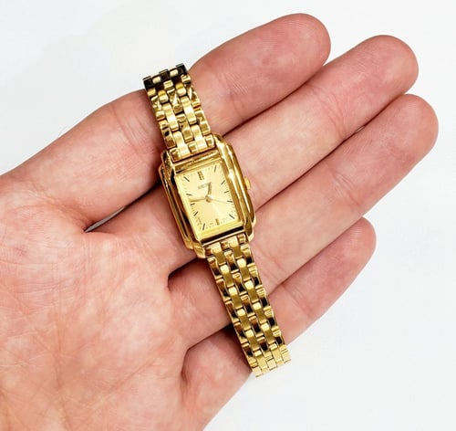 ساعة سيكو اليابانية انالوج كوارتز الرقيقة (Edg) ست...