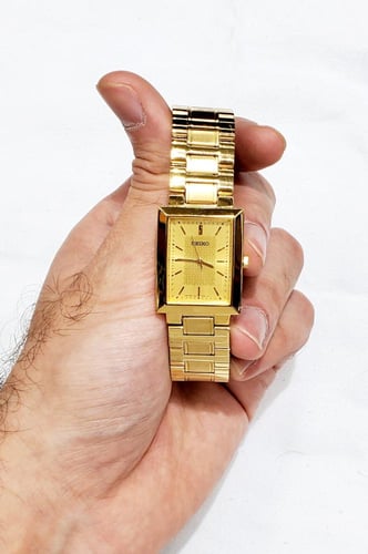 ساعة سيكو اليابانية انالوج كوارتز الرقيقة (Edg) ار...