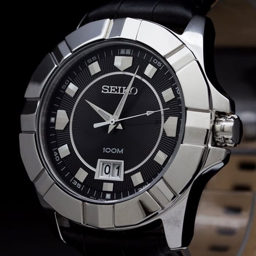 ساعة سيكو اليابانية الرياضية كاجوال كوارتز بتاريخ...