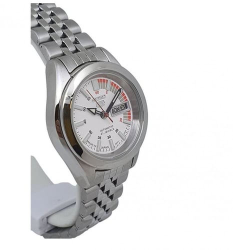 ساعة سيكو 5 اوتوماتيك اليابانية بتاريخين ستانلس ست...