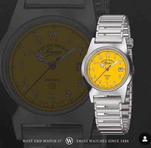 ساعة وست اند واتش كو السويسرية ام صليب ( الاصدار ا...