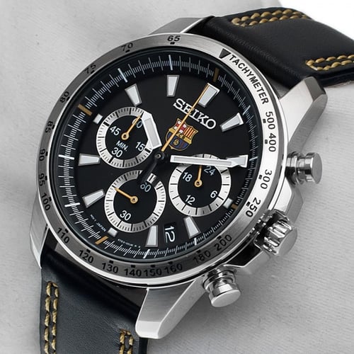 ساعة سيكو اليابانية الرياضية كرونو غراف اصدار برشل...