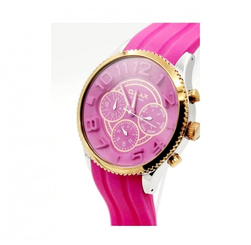 ساعة اومكس كوارتز كرونو بتاريخ - بسير نايلون ربر -...