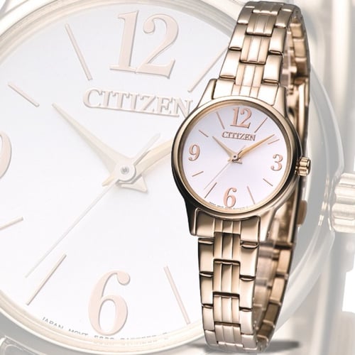 Citizen Analog White Dial Women's Watch - EX0293-5...