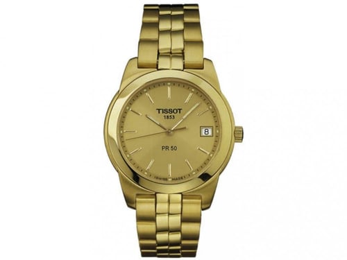 ساعة تيسوت السويسرية انالوج كوارتز بتاريخ - ستانلس...