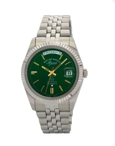 ساعة ويست اند واتش كو السويسرية 25 جويلز مينا اخضر...