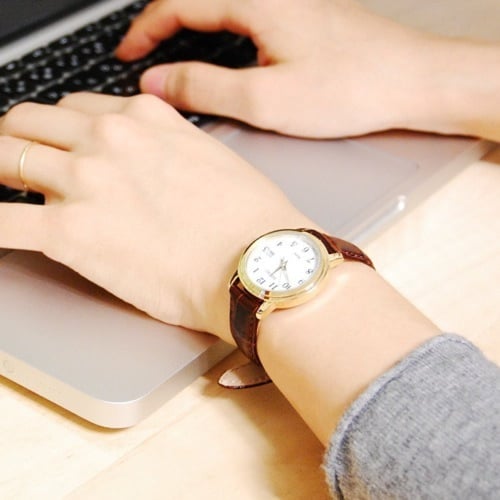 ساعة سيكو اليابانية انالوج كوارتز بتاريخ ( أرقام و...