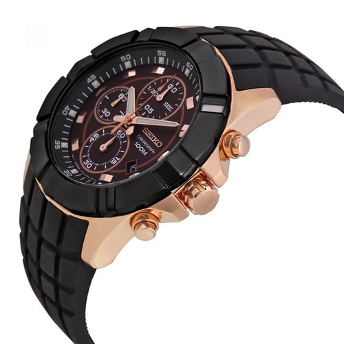 ساعة سيكو الرياضية LORD كرونو غراف كوارتز بسير بلا...