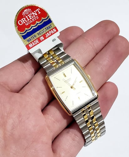 ساعة اورينت اليابانية الكلاسيكية انالوج كوارتز ( ف...