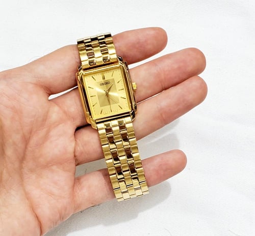 ساعة سيكو اليابانية انالوج كوارتز الرقيقة (Edg) ست...