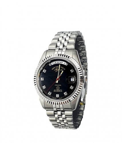 West End Watch Co Automatic Stainless Steel Silver...
