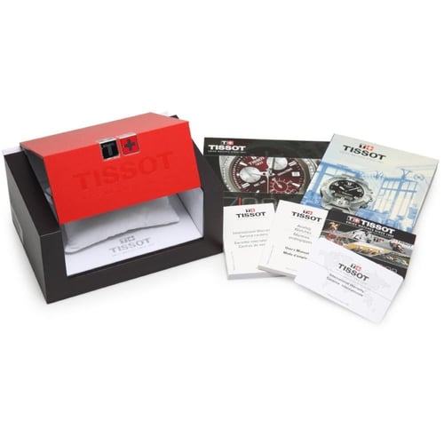 TISSOTT-Touch Titanium Blue Mother-of-pearl Analog...