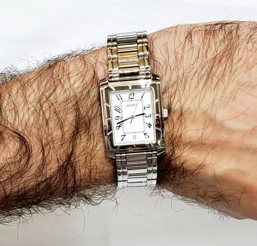 ساعة سيكو اليابانية انالوج كوارتز الرقيقة (Edg) بت...