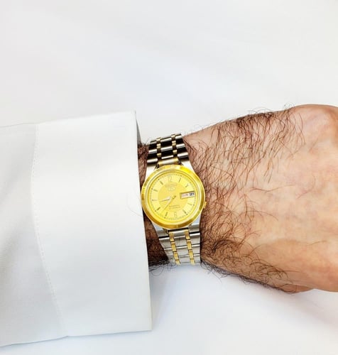 ساعة سيكو 5 اوتوماتيك 21جويلز اليابانية الكلاسيكية...