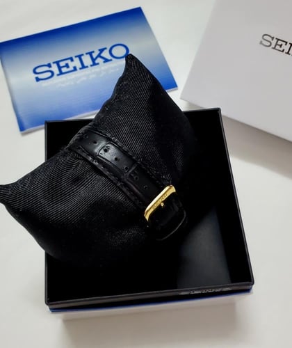 ساعة سيكو اليابانية انالوج كوارتز الرقيقة (Edg) مس...