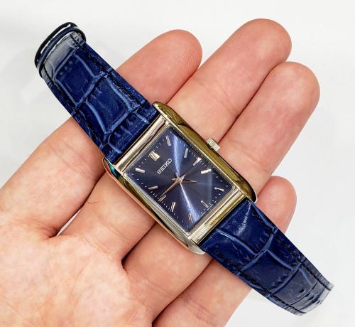 ساعة سيكو اليابانية انالوج كوارتز الرقيقة (Edg) مس...