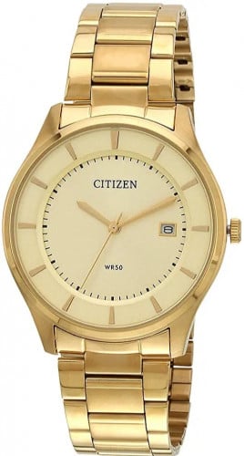 ساعة سيتزن بتاريخ اليابانية ستانلس ستيل انالوج كوا...