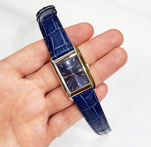 ساعة سيكو اليابانية انالوج كوارتز الرقيقة (Edg) مس...