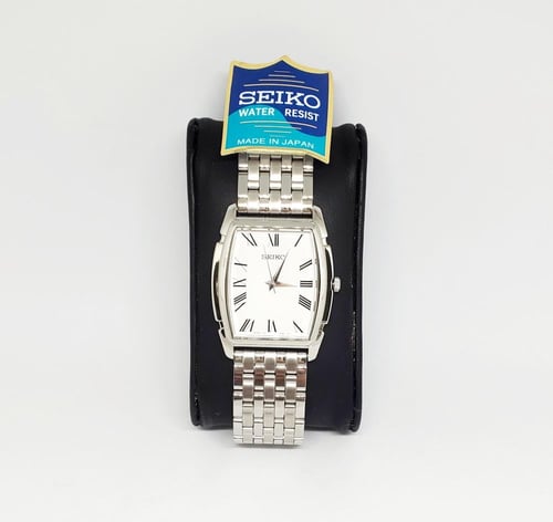 ساعة سيكو اليابانية انالوج كوارتز الرقيقة (Edg) ست...