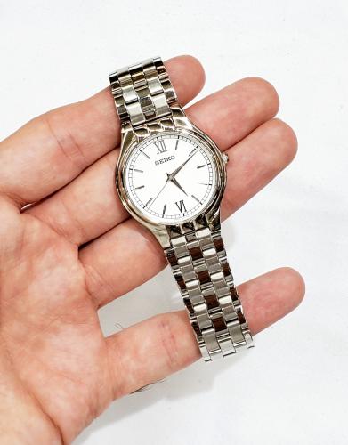 ساعة سيكو اليابانية انالوج كوارتز الرقيقة (Edg) ست...