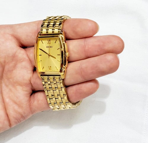 ساعة سيكو اليابانية انالوج كوارتز الرقيقة (Edg) ست...