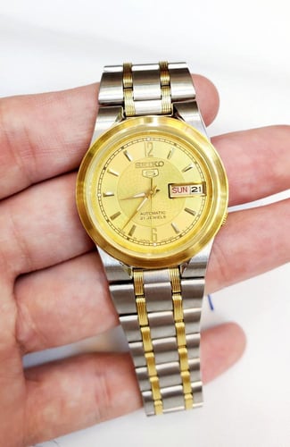 ساعة سيكو 5 اوتوماتيك 21جويلز اليابانية الكلاسيكية...