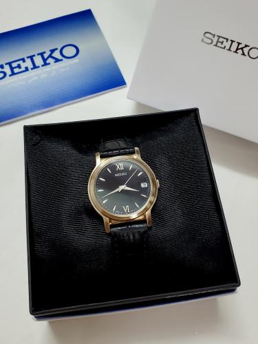 ساعة سيكو اليابانية انالوج كوارتز الرقيقة (Edg) بت...