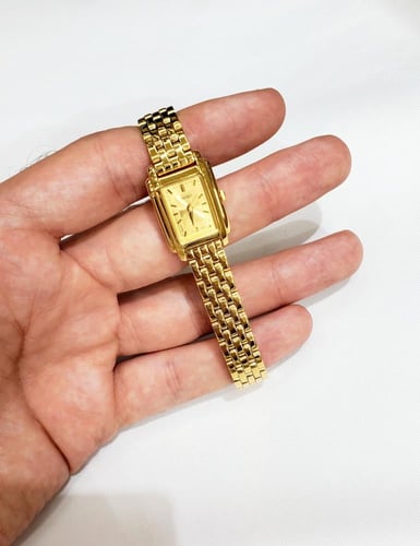 ساعة سيكو اليابانية انالوج كوارتز الرقيقة (Edg) ست...