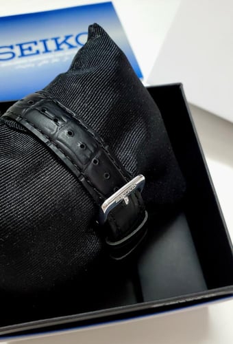 ساعة سيكو اليابانية انالوج كوارتز الرقيقة (Edg) جل...