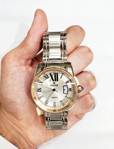 ساعة سويستار السويسرية سفاير انالوج كوارتز (SWISS...