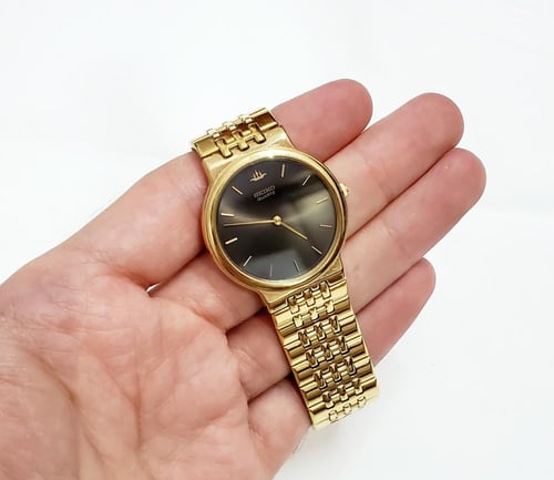 ساعة سيكو فئة لاسال اليابانية انالوج كوارتز الرقيق...