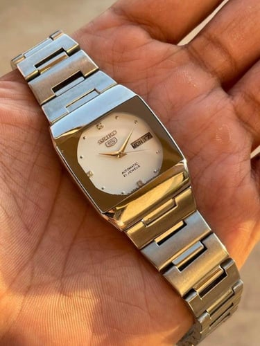 ساعة سيكو SNY351J1 أوتوماتيكية، 21 جوهرة، مينا فضي...