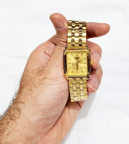 ساعة سيكو اليابانية انالوج كوارتز الرقيقة (Edg) ست...