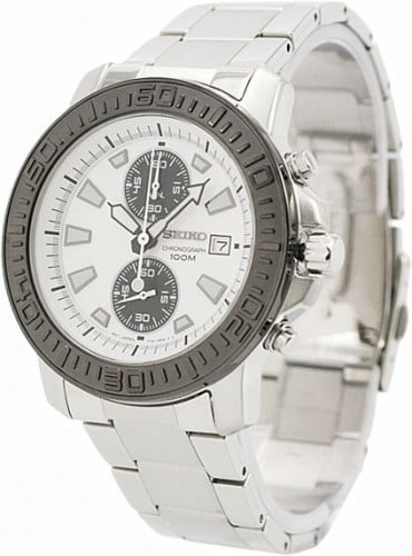 ساعة سيكو اليابانية الرياضية كرونو غراف كوارتز بتا...