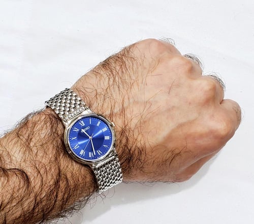 ساعة سيكو اليابانية انالوج كوارتز الرقيقة (Edg) ار...